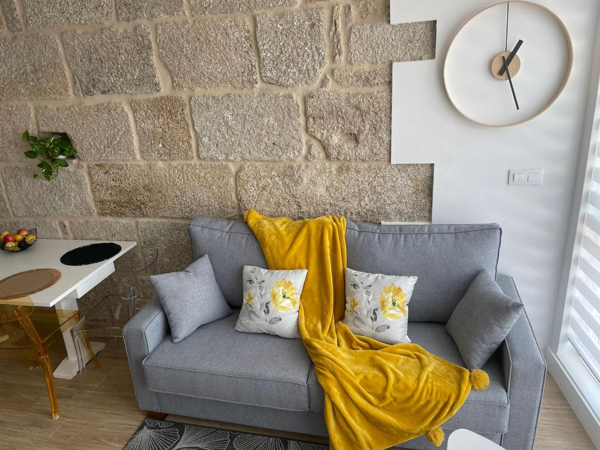 Apartamento Almuina Marin Bagian luar foto