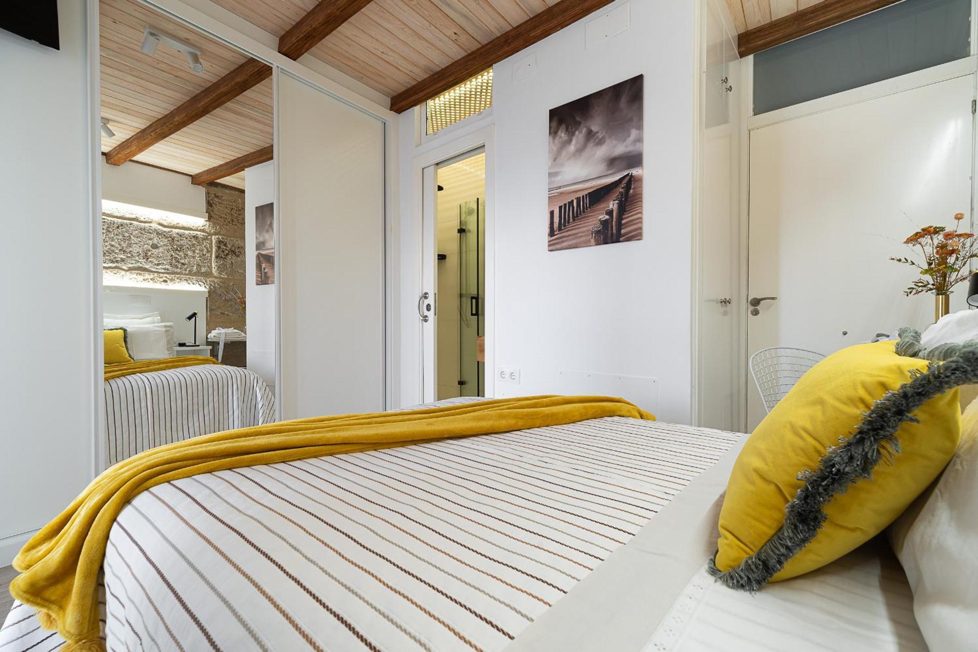 Apartamento Almuina Marin Bagian luar foto