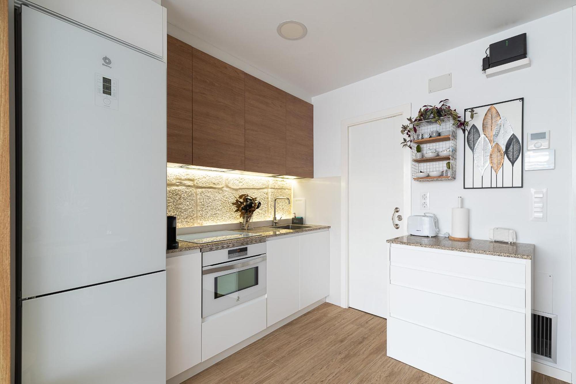 Apartamento Almuina Marin Bagian luar foto