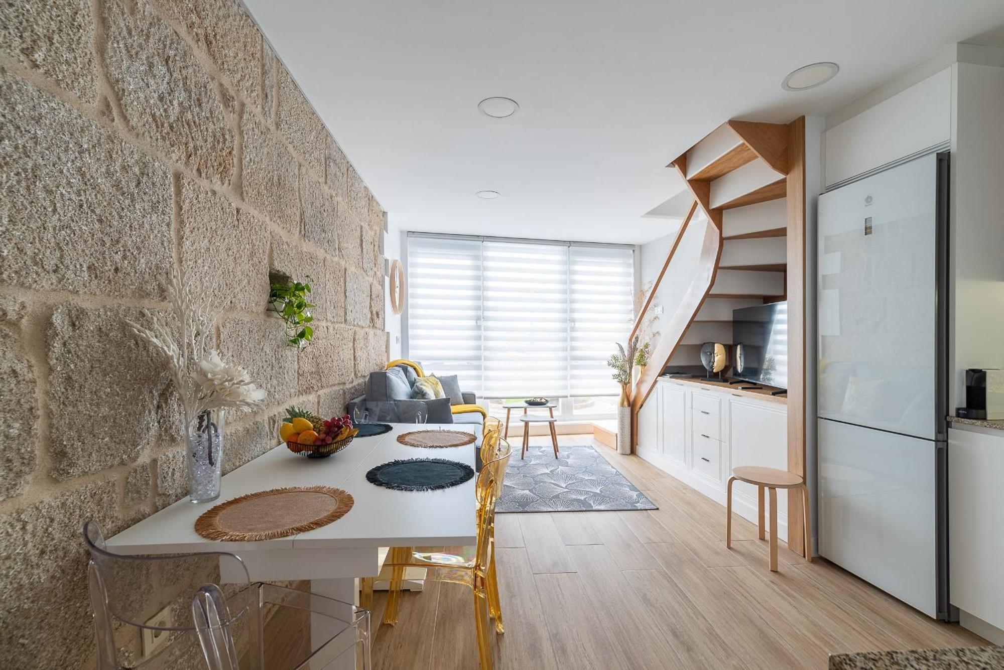 Apartamento Almuina Marin Bagian luar foto